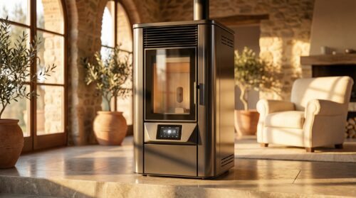 Stufa a pellet: questo apparecchio riduce la manutenzione a 2 minuti